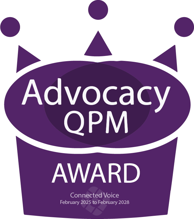 Connected Voice Advocacy's Quality Performance Mark (QPM) valid from February 2025-February 2028