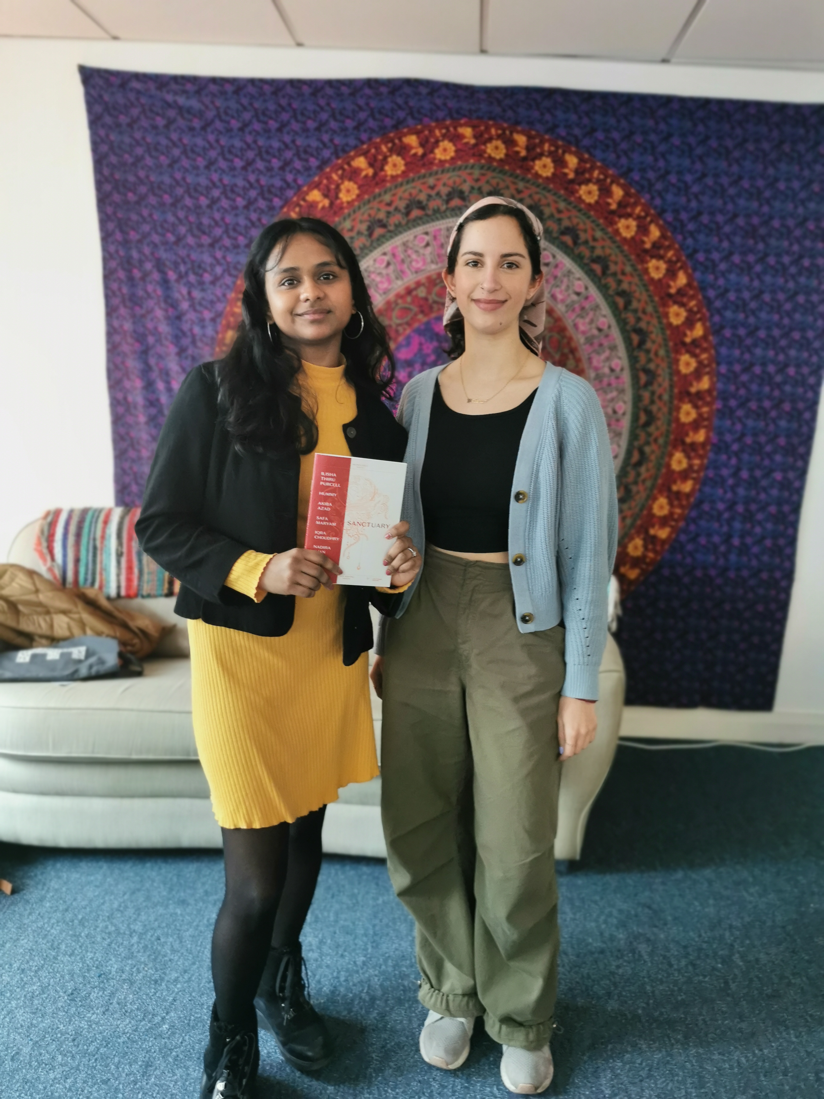 Two young women from Brown Girls Write